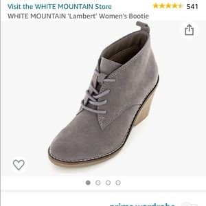 New WHITE MOUNTAIN “lambert” Bootie Sz 9 Taupe